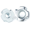 M5 M8 Carbon Steel Hot Dip Galvanized Tee Nuts with Pronge